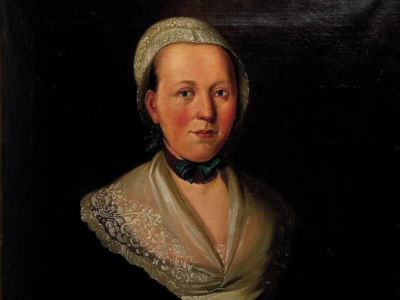 1727-Johann Eberhard Ihle - Ritratto di Josenhans Marie Agatha, 1779